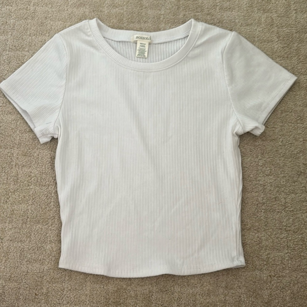 Bozzolo Skin Tight Cropped Shirt